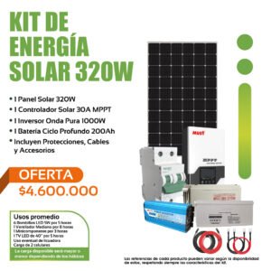 Kit Solar 320W